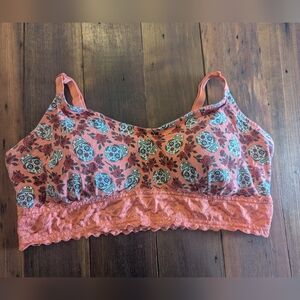 torrid Coral Skull Print Lace Bralette